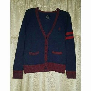 Blue & Red U.S. POLO ASSN. Cardigan